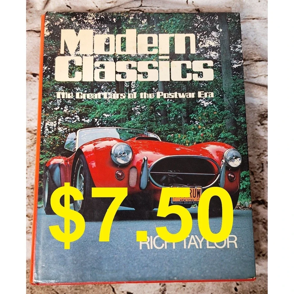 Modern Classics Great Cars of the Postwar Era By Rich Taylor Book